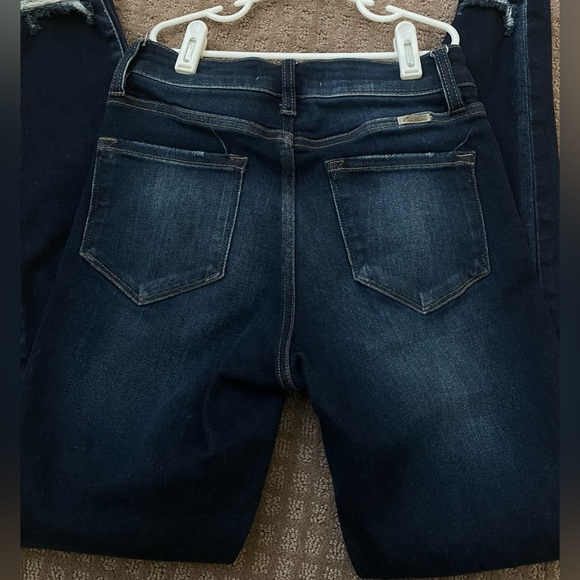 KanCan Norah High Rise Ankle Skinny Dark Distressed Jeans size 5/26 - Picture 11 of 11